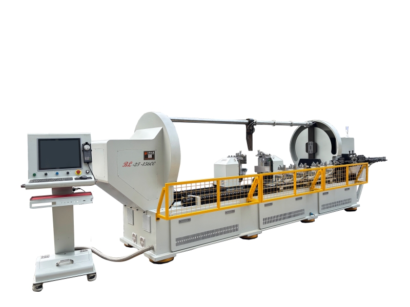 貝朗雙頭折線機在汽車鋼絲配件生產(chǎn)中的操作要點